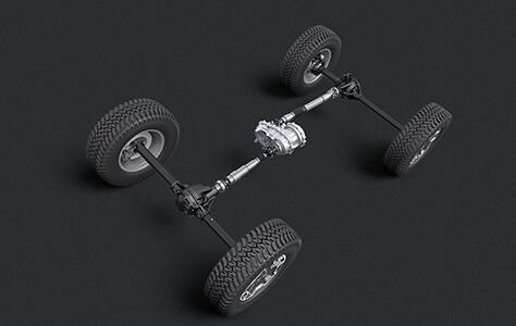 2016 Jeep Wrangler Hard Rock Rock-Trac 4x4 System